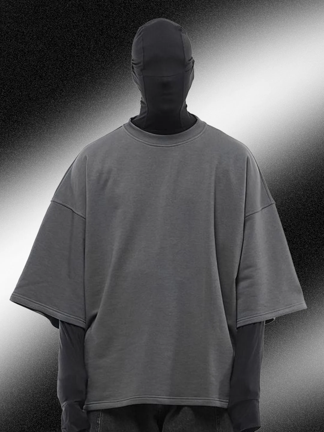 AVARE grey oversized unisex silhouette